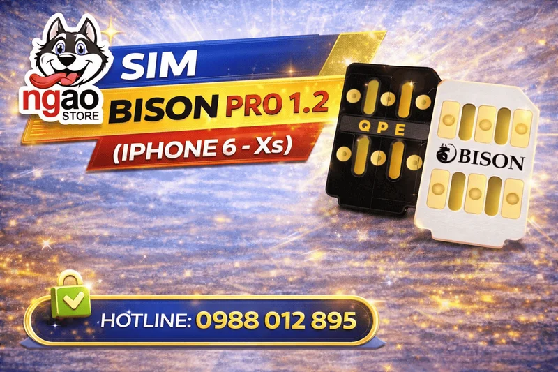 Hướng dẫn ghép sim Bison Pro 1.2 chi tiết
